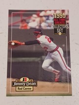 Rod Carew California Angels Minnesota Twins 1995 Jimmy Dean All Time Greats Card - £0.85 GBP