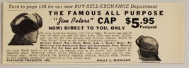 1948 Print Ad All Purpose &quot;Jim Peters&quot; Caps Hunting Kickapoo Products Ho... - $8.98