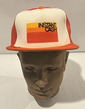 Vintage Trucker Hat Instant Cash Rare Snapback - £27.31 GBP