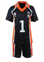 ZYHCOS Anime Black School Sportswear Uniform Jersey Volleyball Cosplay Costume ( - $22.53