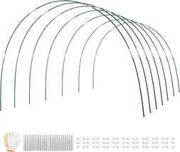 NONMON 30Pcs Greenhouse Hoops,Diy 6 Sets Garden Hoops for 7Ft Grow Tunne... - £18.46 GBP
