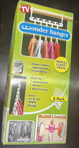 Nib Wonder Hanger 8 Pack - Triples Closet Space- As Seen On Tv - £7.01 GBP
