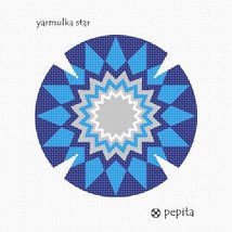 Pepita Needlepoint kit: Yarmulka Star, 7&quot; x 7&quot; - £40.06 GBP+