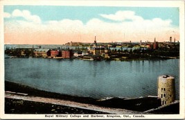 Canada Ontario Kingston Royal Military &amp; Harbour(Harbor) Vintage Postcard - £7.36 GBP