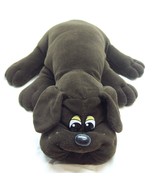 VINTAGE 1980&#39;s TONKA Pound Puppies DARK BROWN PUPPY DOG 16&quot; Plush STUFFE... - £19.77 GBP