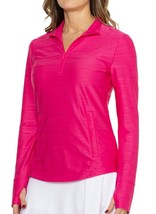 Nwt Tommy Bahama Fuchsia Hot Pink Long Sleeve Mock Golf Tennis Shirt S M L Xl - £43.01 GBP