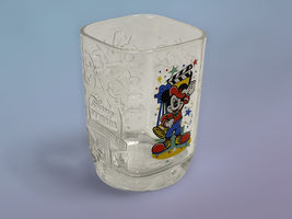 McDonald's Disney MGM 2000 Square Glass Mickey Director Cup - $6.99
