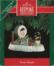 Frosty Friends 1991 Hallmark Keepsake Ornament (Number 12 in Series) - £18.82 GBP