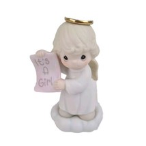 Precious Moments “Growing In Grace&quot; Vintage 136204 Girl Angel Newspaper Infant - £8.59 GBP