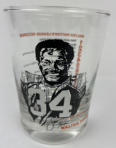 Walter Payton #34 League Records Highball Drinking Glass NFL Chicago Bea... - £12.40 GBP