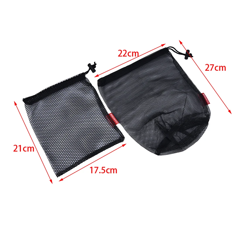 Nylon Mesh Drawstring Bag for Cutlery Bottle Pot Pan Kettle Mesh Storage Ditty - £7.25 GBP+