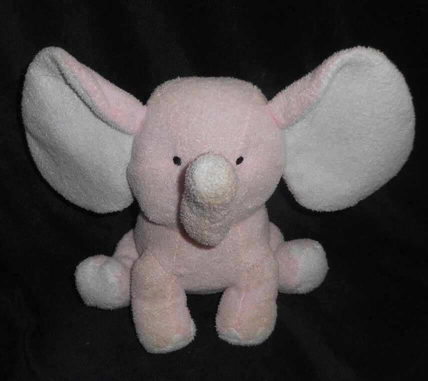 8" BURTON & BURTON BABY PINK ELEPHANT 2005 STUFFED ANIMAL PLUSH TOY SOFT LOVEY - $33.25