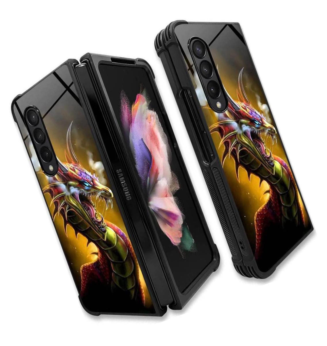 for Samsung Galaxy Z Fold 3 5G CaseEpic Dragon Galaxy Z Fold 3