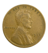 1937 Lincoln Wheat Cent - £0.77 GBP