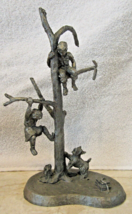 Robert Drury for International Pewter Figurine of Children Playing in Tree  - £117.76 GBP