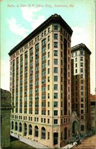 Baltimore Maryland MD baltimore and Ohio Railroad Building DB Postcard N17 - £3.82 GBP
