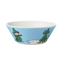 ARABIA Light Blue Moomin Bowl - Snufkin - $44.09