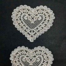 Application Doilies Embroidered Tulle Lace CM 10 SWEET TRIMS 13431 - £2.36 GBP