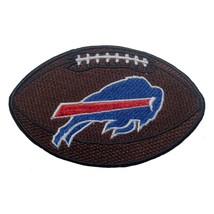 Embroidered Patch. Buffalo Bills Ball. Patch Iron On. Sew On. Size 5&#39;&#39; x 3.2&#39;&#39; - £6.73 GBP