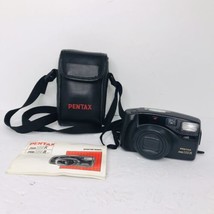 Pentax Zoom 105-R AF Point Shoot 35mm Film Camera 38-105mm Lens Tested Working - £27.18 GBP