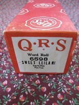 Vintage QRS Piano Roll Sweet Leilani Word Roll Fox Trot 6598 - £3.90 GBP