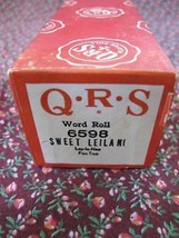 Vintage QRS Piano Roll Sweet Leilani Word Roll Fox Trot 6598 - $4.99