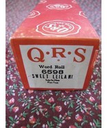 Vintage QRS Piano Roll Sweet Leilani Word Roll Fox Trot 6598 - £3.94 GBP