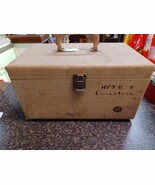 Vtg Bakelite Headphones Newcomb Audio Co WWII Era Cloth Cord School Station - $2,308.49 MXN