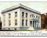 Free Public Library Building Trenton New Jersey NJ 1906 UDB Postcard V11 - $2.63