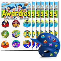 Awardies - Baseball Helmet Sticker Achievement Award for Youth -153 decal count - £7.83 GBP