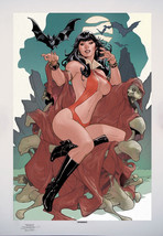 Terry Dodson SIGNED Sideshow Exc Vampirella A Scarlet Thirst Art Print #... - $197.99