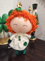 St Patrick&#39;s Day Lucky Shelf Sitter Doll Irish Tabletop Decor 12&quot; - £23.84 GBP