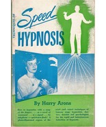 TECHNIQUES OF SPEED HYPNOSIS (1953) Harry Arons - Power Publishers TPB - $335.66 MXN