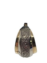 Vintage Gold &amp; Silver-Tone Clip-On Earrings With Intricate Engraved Design - $19.65