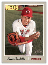 2019 Topps Heritage Luis Castillo    Cincinnati Reds #254 Baseball card ... - $0.34