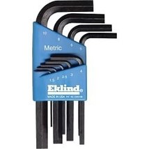 Eklind Tool Company HEX KEY SET 9 PC METRIC SHORT 1.5-10MM - $46.03
