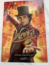 WONKA - 13&quot;x19&quot; Original Movie Poster 2023 Timothee Chalamet Scratch N S... - £19.57 GBP