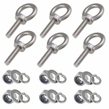 Male Thread Machinery Shoulder Lifting Ring Eye Bolt, Abimars, 6 Pcs., M8, - £31.88 GBP