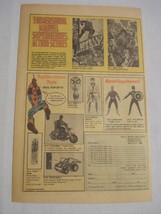 1974 Ad Spider-Man Marvel Items Action Scenes, Figures, Squirt Gun, Stun... - $7.99