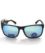 Hurley Men Polarized Sunglasses Black Frame Blue Mirror Lens 57 mm Resol... - $47.69 CAD