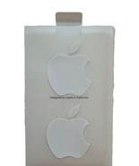 NEW White Apple Logo Sticker Decal - Genuine OEM - Includes 2 Stickers - £2.72 GBP