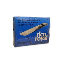 Old Stock Rico Royal Bb Bass Clarinet Reeds Strength 4 - Box of 10 - £21.39 GBP