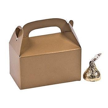 Paper Mini Gold Treat Boxes - 24 Boxes by FE - $5.93