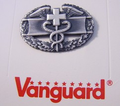 ARMY COMBAT MEDICAL BADGE ON VANGUARD CARD - $4.25