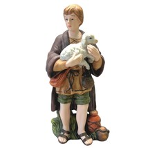 Kirkland Shepherd Boy with Lamb Christmas Nativity Porcelain Replacement... - £19.51 GBP