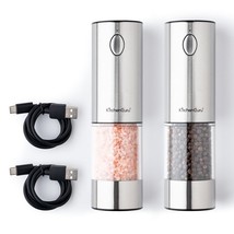 Premium Rechargeable Electric Salt and Pepper Grinder Set - Ceramic Grin... - $202.49