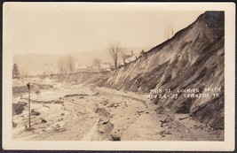 Cavendish, Vermont RPPC Nov. 3-4, 1927 Main Street Flood Damage Postcard - £13.72 GBP