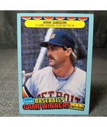 Kirk Gibson 1987 Fleer Limited Edition Game Winners Detroit Tigers Baseb... - £1.77 GBP