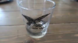 Super Rare Miller Malt Liquor Whiskey Low Ball Glass 4 inches - $97.01