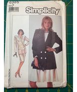 Vintage Misses Simplicity Jacket &amp; Skirt Pattern #8385 Sz 8 - Uncut - £6.25 GBP